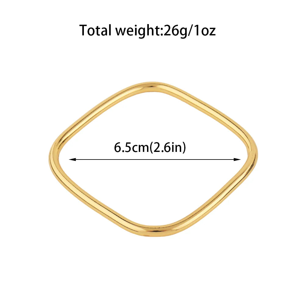 316L stainless steel gold-plated bracelet Fashion Personality Simple Punk Retro Hip-hop High Temperament Bracelet Vera Lux