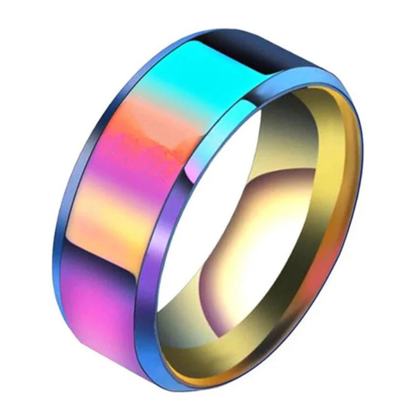 6 Colors Classic 8mm Tungsten Mens Ring Surface Brushed Stainless Steel Ring for Women Wedding Band Couples Jewelry Accessories Vera Lux