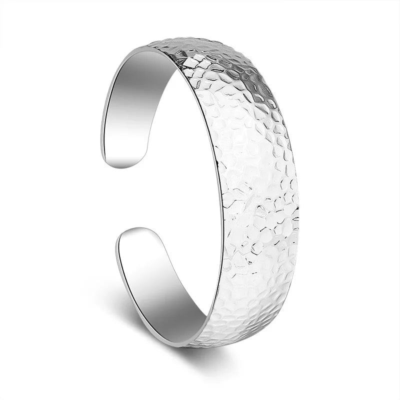 925 Sterling Silver Retro Cuff Bangles Bracelets For Women Luxury Jewelry Accessories Wholesale Vera Lux