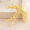 Aomogo Stainless Steel Broochs Fashion Personality Pin Designs Drawing Swallow Brooch For Women Jewelry Banquet Creative Gifts Vera Lux