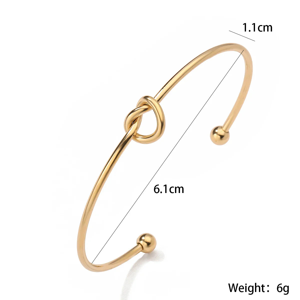 NEWBUY 2026 New Arrival Silver/Gold Color knot Design Bangles For Women Non-Fading Stainless Steel Jewelry Vera Lux