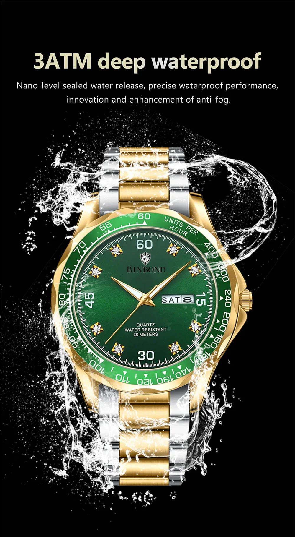 New Luxury Designer Fashion Quartz Wristwatches Diamond Watch For Man Gifts Men  Automatic Watches Mens Digital Sports Clock Vera Lux