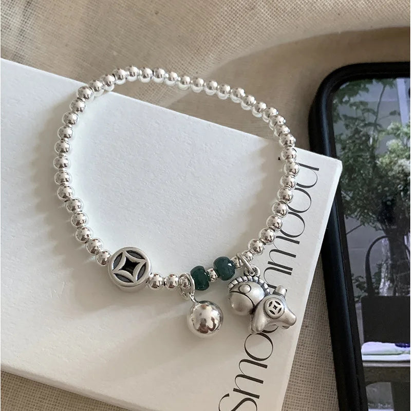 925 Sterling Silver Star Bead Bracelet For Women Fragmented Silver Sweet Romantic Versatile Trend Jewelry Gifts Dropshipping Vera Lux