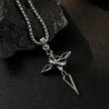 Cross Pendant Men's Necklace Men's Fashion Brand Chain Accessories Men's Fashion Hoodie Pendant Titanium Steel Chain Vera Lux