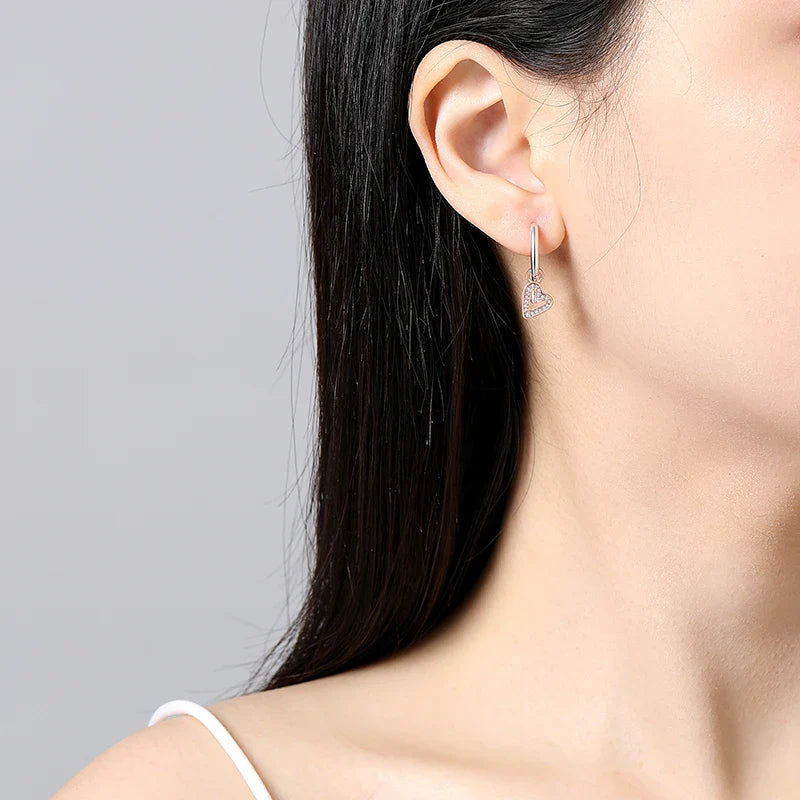 Original 925 Sterling Silver Earrings 2026 Stud Hoop Crystal Earings For Women Rose Gold Crown Heart Infinity Bee Earing Jewelry Vera Lux