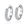 NeeTim Full Moissanite Diamond Earrings 925 Sterling Silver with Gold Plated Wedding Engagement Party Fine Jewelry for Women Vera Lux