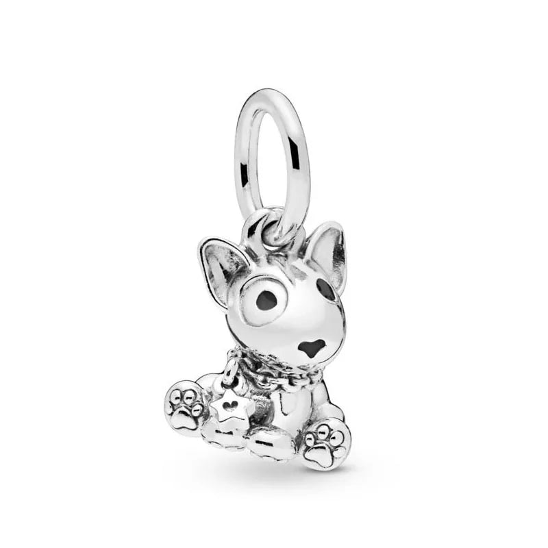 2026 New S925 Silver Robot Cross Digital Pendant, Suitable for Original Bracelets, DIY Accessories, Women's Charm Jewelry Gifts Vera Lux
