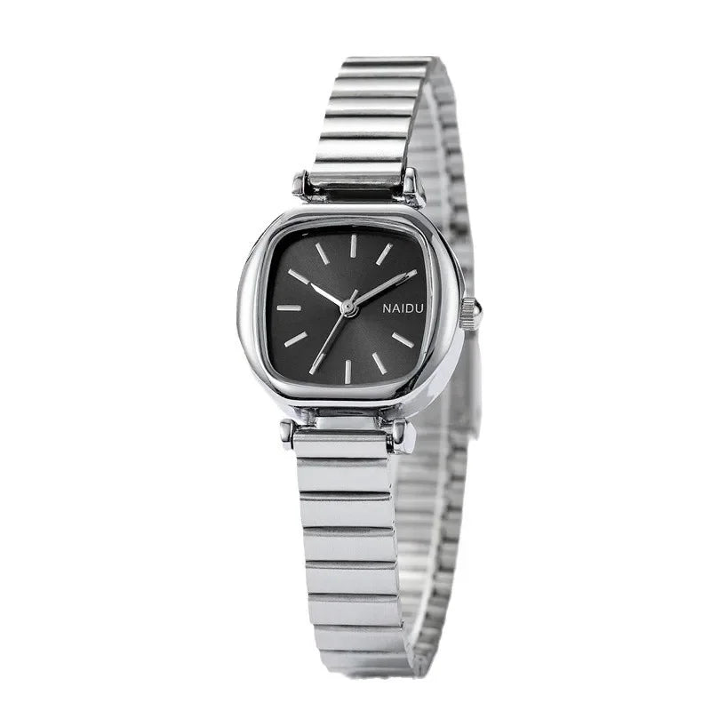 Brand Small Square Ladies Watches Adjustable Stainless Steel Strap Quartz Wristwatches for Women Fashion Luxury Gift Clock Vera Lux