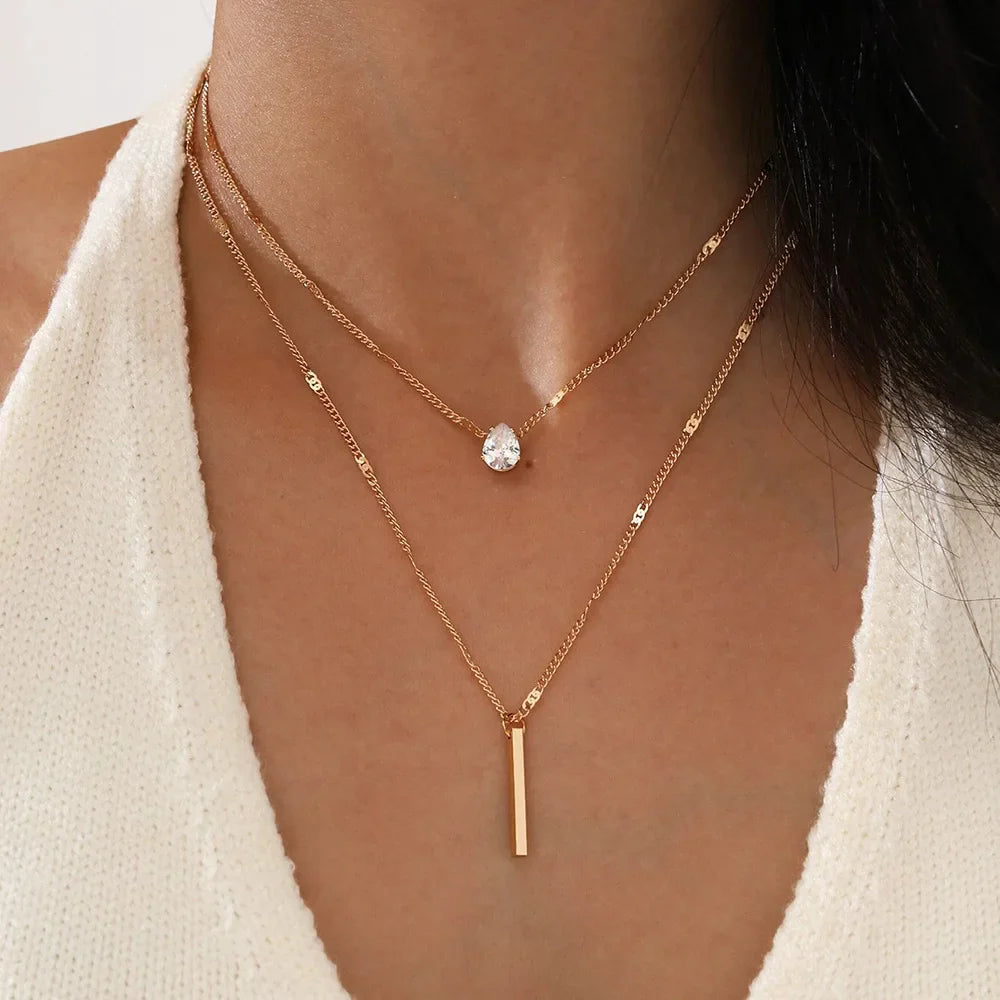 Fashion Imitation Pearls Necklace For Women Gold & Silver Color Adjustable Chain Choker Girls Simple Party Jewelry Accessories Vera Lux
