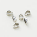 20pcs/lot 14K 18K Gold Color Pendant Pinch Bail Clips Melon Seeds Charm Clasps Connector Bulk For DIY Nacklace Making Findings Vera Lux