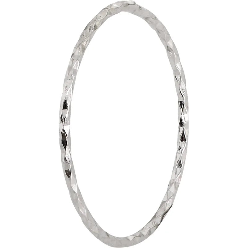 925 Sterling Silver Simple and Versatile Plain Ring Foldable Ring Party Jewelry Accessories For Women and Girls Vera Lux