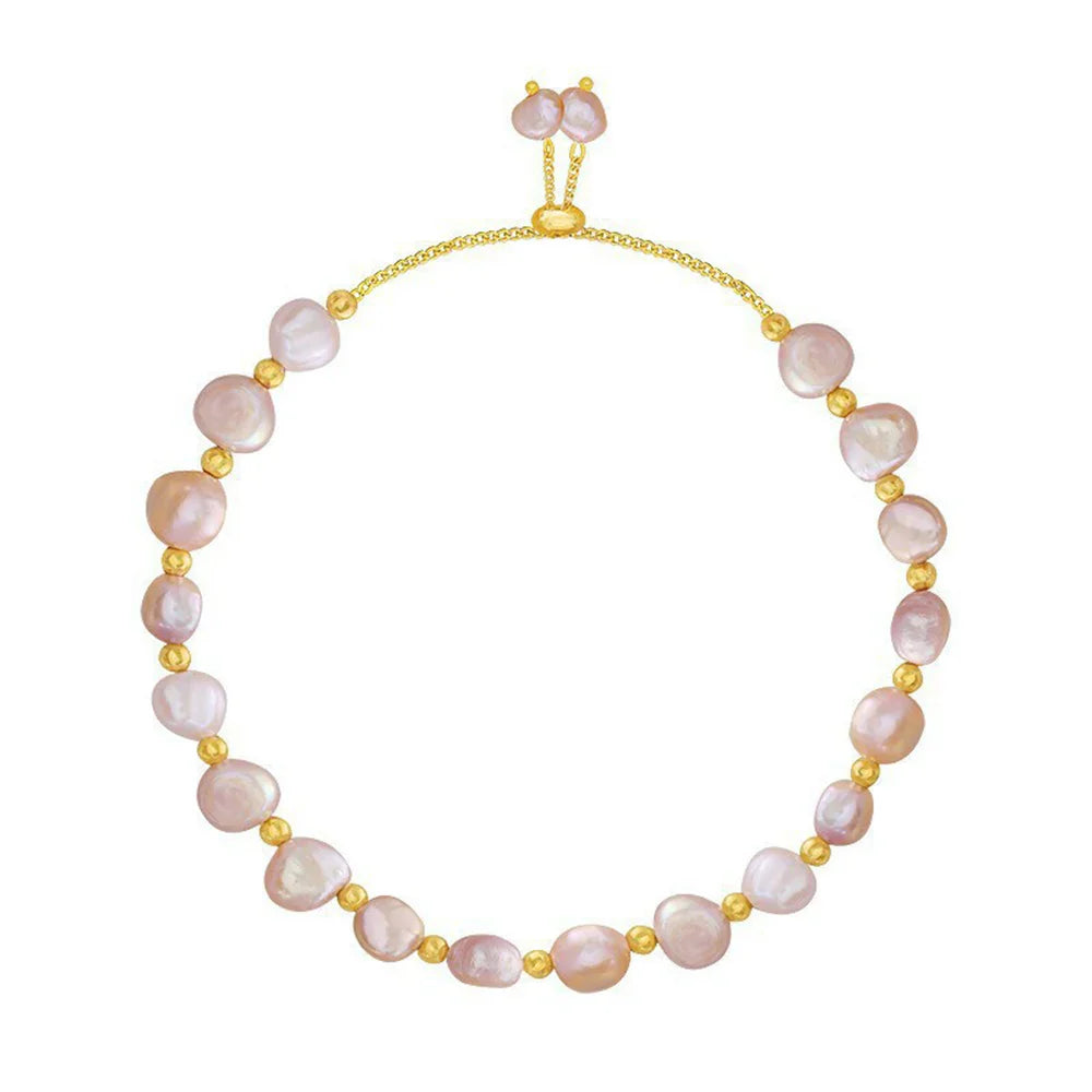 Elegant Pearl Bracelet Baroque Simulated Pearl Women Bracelet Bangles Ladies Fashion Charm Jewelry For Birthday Party Gifts Vera Lux