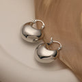 NEWBUY Hot Sale Silver/Gold Color Geometric Shape Hoop Earrings For Women Vera Lux