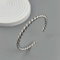 Double-layer wire-wrapped stainless steel gold-plated 18K bracelet, high-quality waterproof silver jewelry, gift for couples Vera Lux