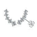 NeeTim 1.16cttw Full Moissanite Stud Earrings for Women Gemstones Lab Diamond Studs Earrings 925 Sterling Silver Fine Jewelry Vera Lux