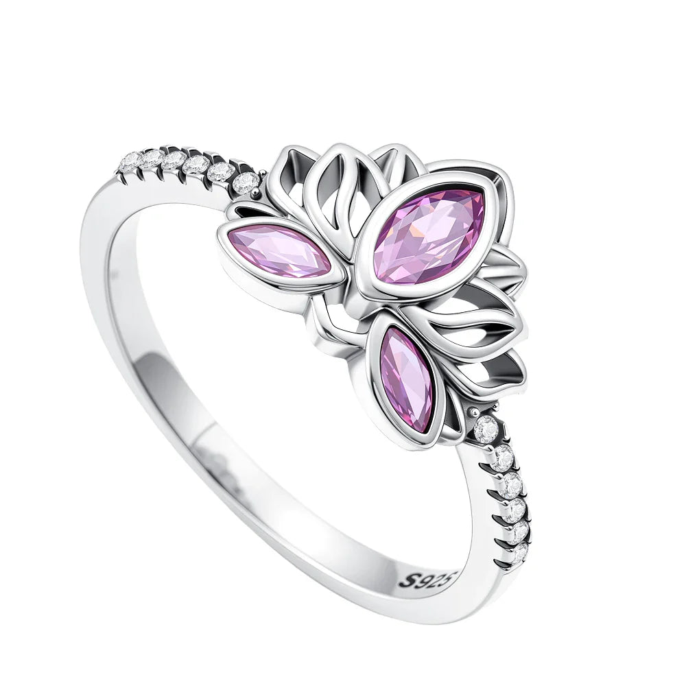 2026 Hot Selling 925 Silver Cute Puppy Flower Elephant Clover Ring Suitable for Wedding Rings, Jewelry Gifts Vera Lux