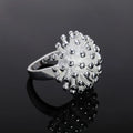 925 Sterling Silver Engagement Rings For Women Ladies Vintage Luxury Fine Jewelry Accessories Gifts Jewellery Vera Lux