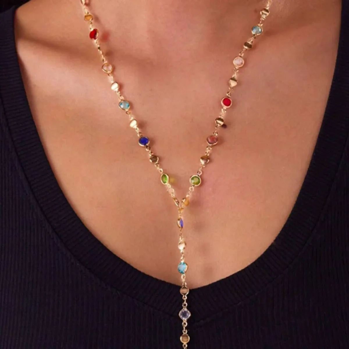 1PC Women's Fashion Trendy Geometric Necklace Jewelry Suitable for Date, Party, Festival Gifts-L71 Vera Lux