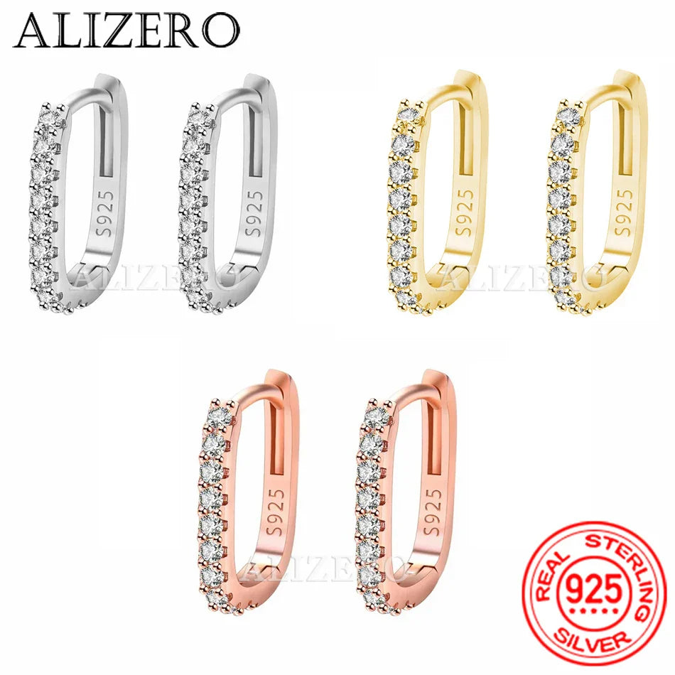 High-quality 925 Sterling Silver Crystal Fashion Circle Hoop Earrings for Woman Wedding Party Gift Street Versatile Jewelry Vera Lux