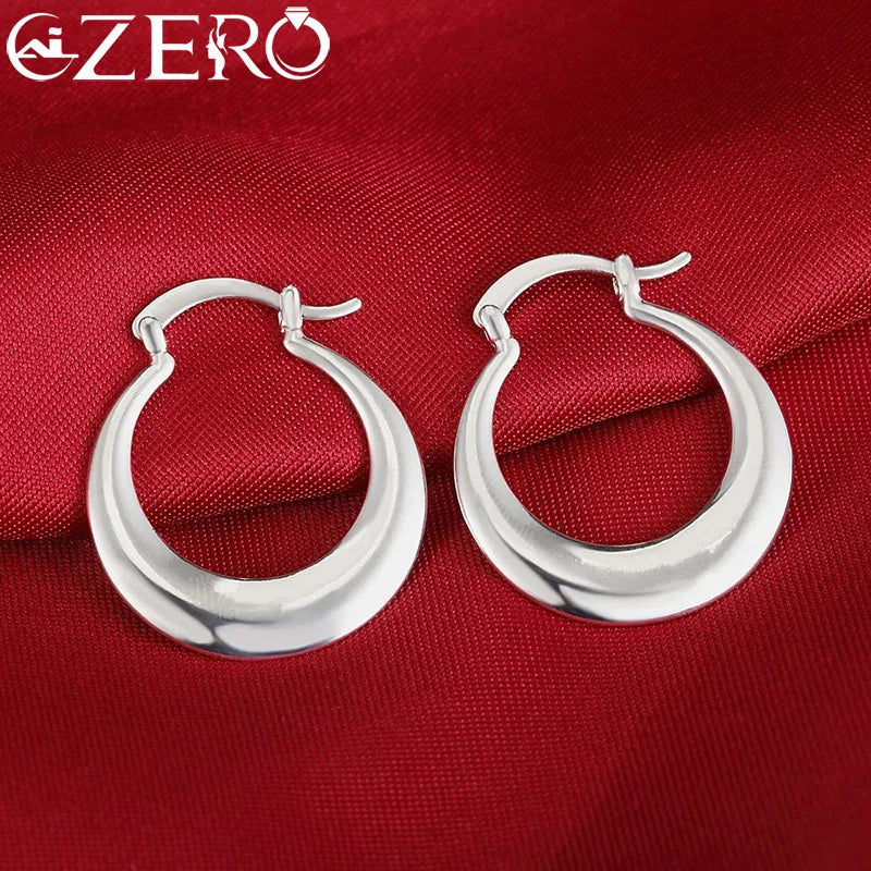 Wholesale hoop 925 Sterling silver cute Earring for women lady wedding beautiful lovely Jewelry nice party noble Vera Lux