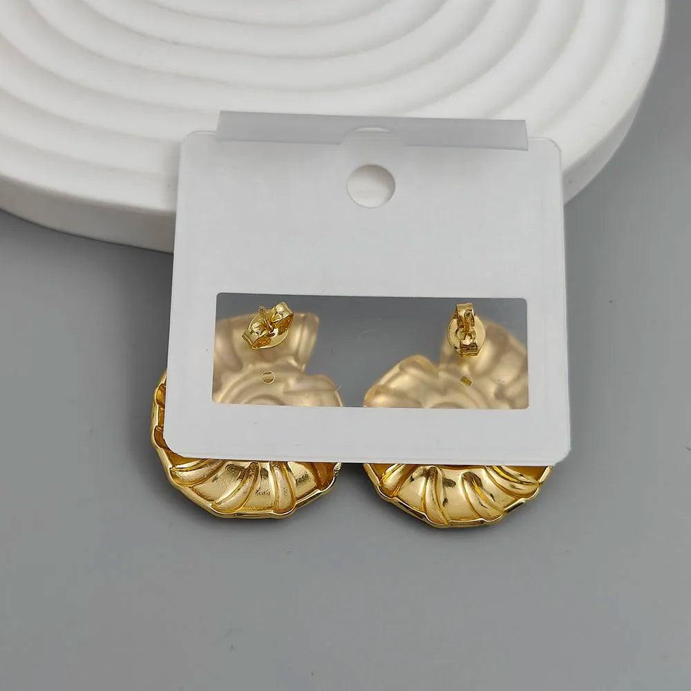 Creative Conch Colored Enamel Stainless Steel Earrings, Waterproof and No Rust-Rusting Women's Earrings, Party Jewelry Vera Lux