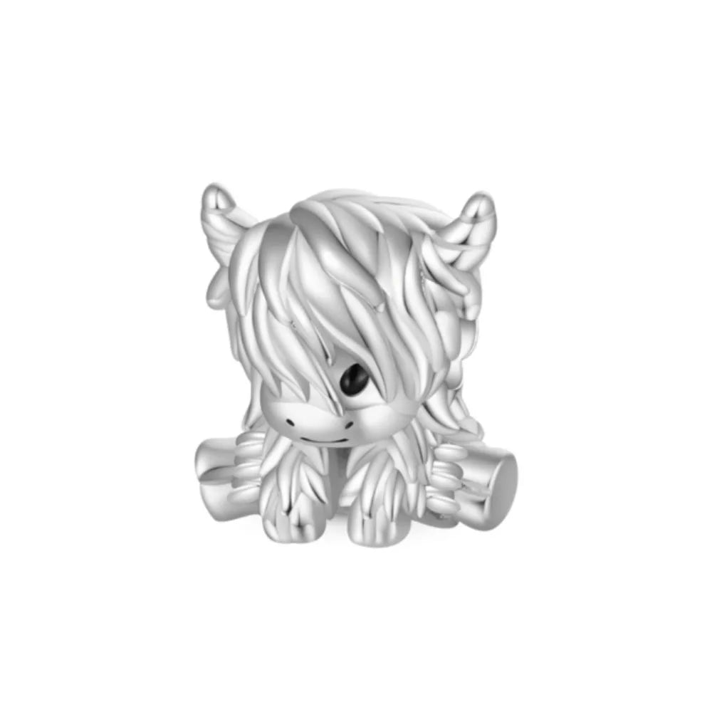 2026 925 Silver Flower, Butterfly, Highland Cow, Motorcycle Pendant Fit European Original Bracelet DIY Jewelry Exquisite Jewelry Vera Lux