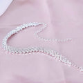 Chic Fresh Diamond-shaped Rhinestone Anklet Simple Diamond Cross Foot Decoration European and American Fashion Jewelry Vera Lux