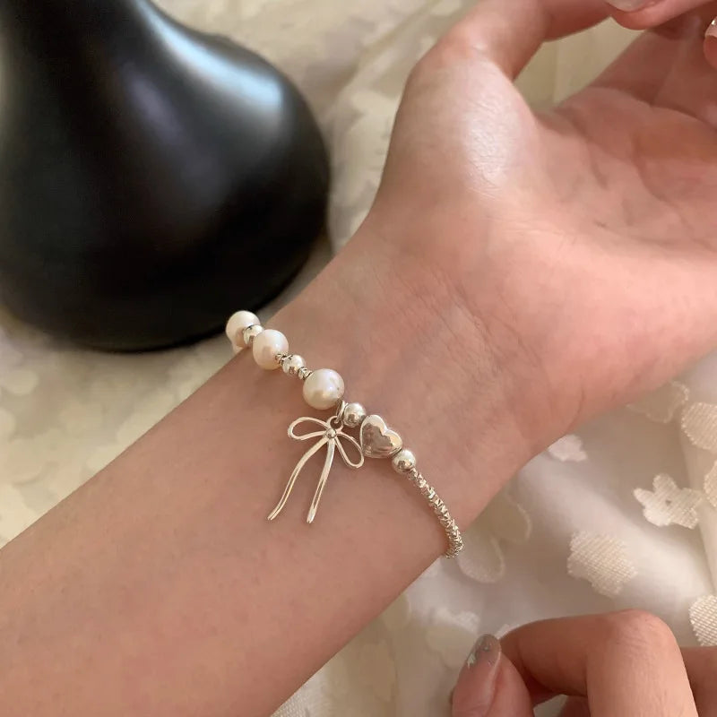 925 Sterling Silver Star Bead Bracelet For Women Fragmented Silver Sweet Romantic Versatile Trend Jewelry Gifts Dropshipping Vera Lux