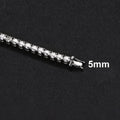 NeeTim 3mm 4mm 5mm Moissanite Tennis Bracelet Full Diamond 925 Sterling Silver with Gold Plated Bracelets For Women Men Vera Lux