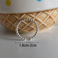 925 Sterling Silver Cross Wound Ring For Women Geometry Simple Vintage Hollow Out Jewelry Party Gift Wholesale Dropshipping Vera Lux