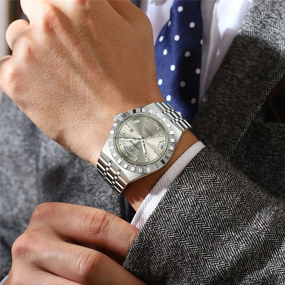 New Waterproof Luxury Sports Movement Mens Watches For Man Gifts Fashion Quartz Wristwatches Automatic Watch Men Digital Clock Vera Lux