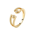 SMJEL Anti Stress Anxiety Ring Fidget Spinner Rings Adjustable for Women Rotating Freely Spinning Accessories Jewelry Gifts Vera Lux