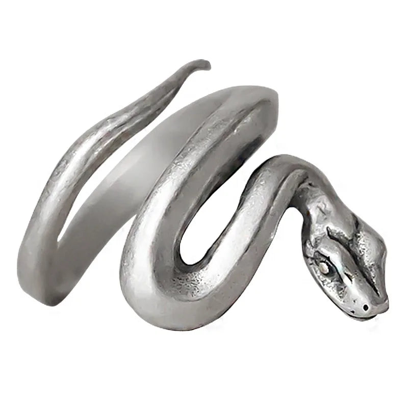 925 Sterling Silver Snake Frosted Adjustable Rings For Women Engagement Jewelry Accessories Wholesale Money 925 Jewellery Vera Lux