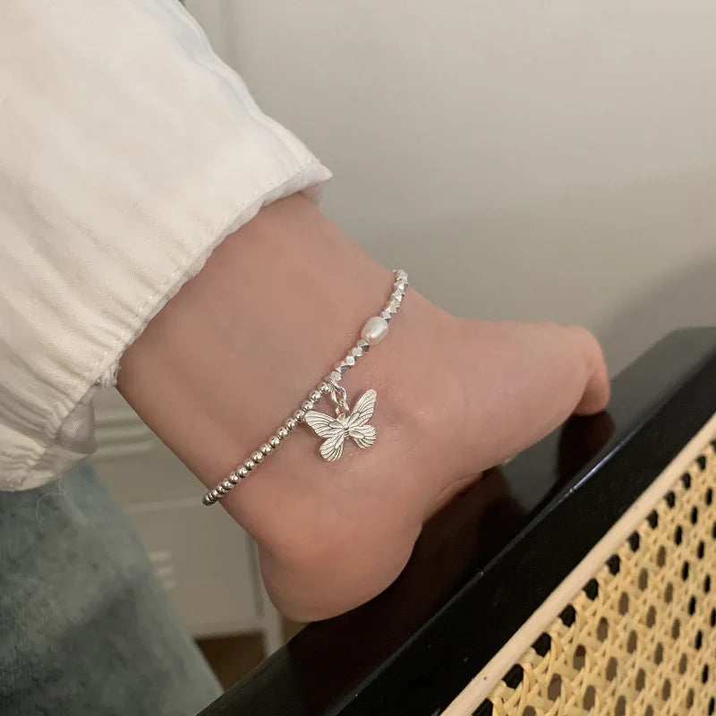 925 Sterling Silver Star Bead Bracelet For Women Fragmented Silver Sweet Romantic Versatile Trend Jewelry Gifts Dropshipping Vera Lux