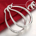 fashion wholesale beautiful 925 Sterling silver Earring for women classic charm Jewelry cute lady wedding party Vera Lux
