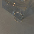 925 Sterling Silver Simple and Versatile Plain Ring Foldable Ring Party Jewelry Accessories For Women and Girls Vera Lux