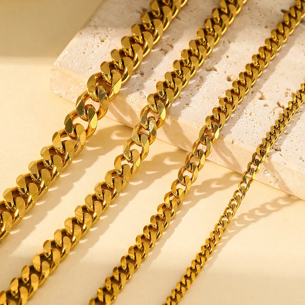 Stainless steel anklet Multiple chain thickness specifications Classic fashion anklet For Women Jewelry Creative Fashion Gifts Vera Lux