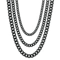 3.5-7MM Stainless Steel Necklaces For Men Punk Gold Color Cuban Link Chain Women Hip Hop Fashion Jewelry Accessories 45-70CM Vera Lux