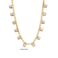 Luxury Zircon Butterfly Pendant Necklaces For Women Stainless Steel Gold Color Chain Collar Necklace 2025 New Wedding Jewelry Vera Lux