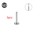 Threadless Labret Rod Piercing G23 Titanium Push In Stud Cartilage Flatback Nose Stud Piercing Body Jewelry Vera Lux