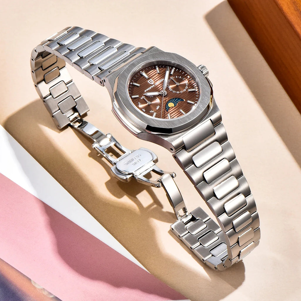 2024 New PAGANI DESIGN Women's Watches Luxury Watch For Women Quartz Wristwatch Ladies Sapphire Waterproof Exquisite Gift Clock Vera Lux