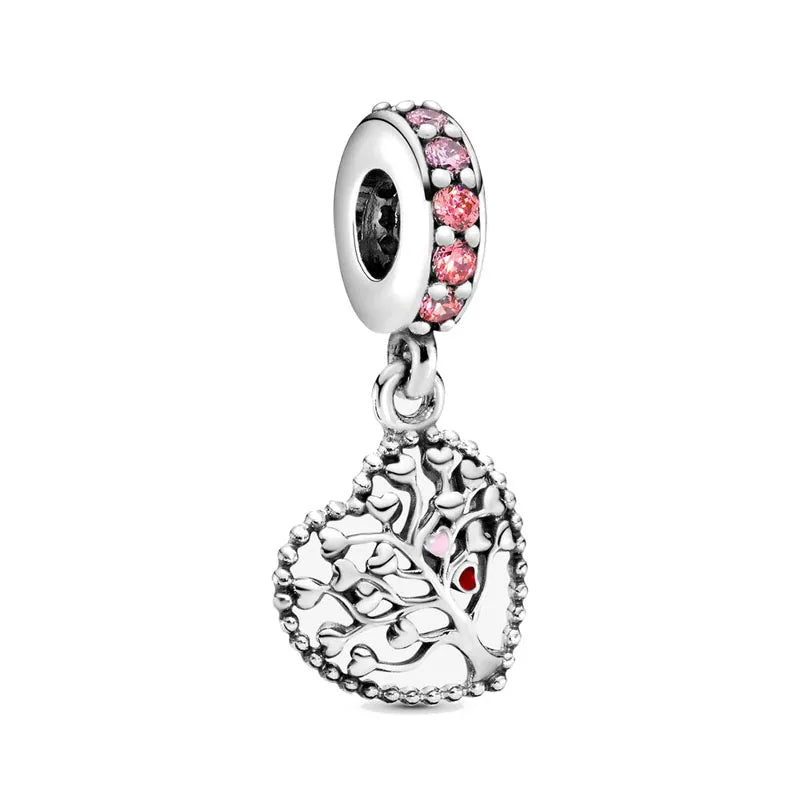 2026 New S925 Silver Robot Cross Digital Pendant, Suitable for Original Bracelets, DIY Accessories, Women's Charm Jewelry Gifts Vera Lux