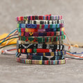 12Pcs Bohemian Surfer Beach Bracelet Set Men & Women Braided Boho Summer Bracelets Handmade Festival Jewelry Accessories Vera Lux