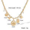 NEWBUY 2025 Fashion Gold Color Stainless Steel Jewelry Non-Fading Bohemian Style Choker Necklaces For Women Summer Accessories Vera Lux