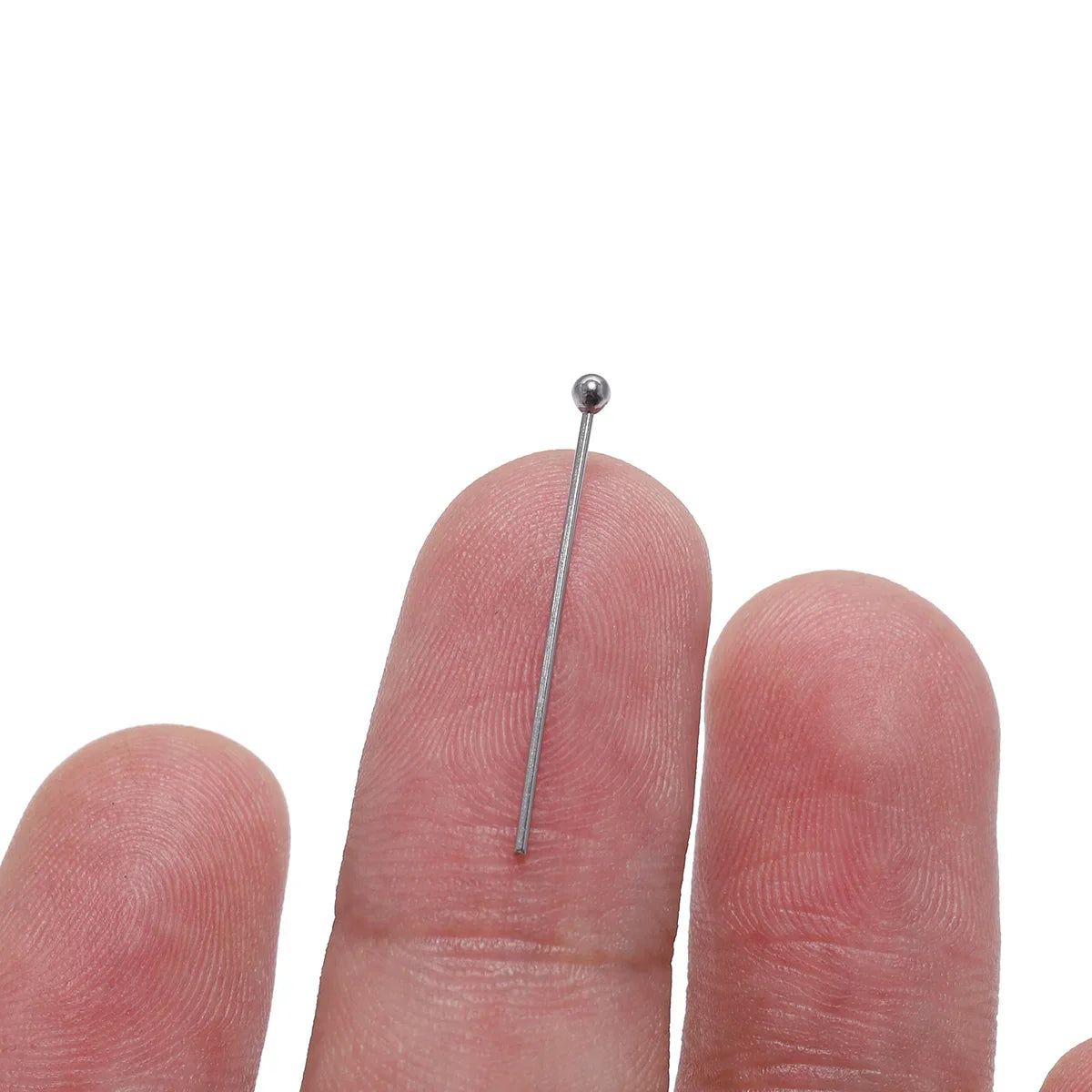 100pcs/Pack Stainless Steel 15-50mm Silver Ball Head Pins For Handmade DIY Jewelry Making Headpin Findings Accessories Vera Lux