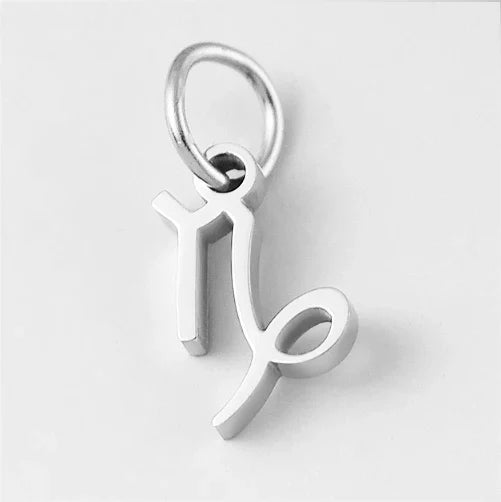 10PCS Stainless Steel Star Zodiac Sign 12 Constellation Pendant Accessories for Necklace Women Man Jewelry Gifts Wholesale Vera Lux