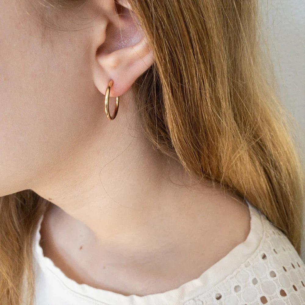 Minimalist Stainless Steel Round Earrings for Women Trendy Geometric Drop Statement Earrings Party Fashion Jewelry Gift Vera Lux