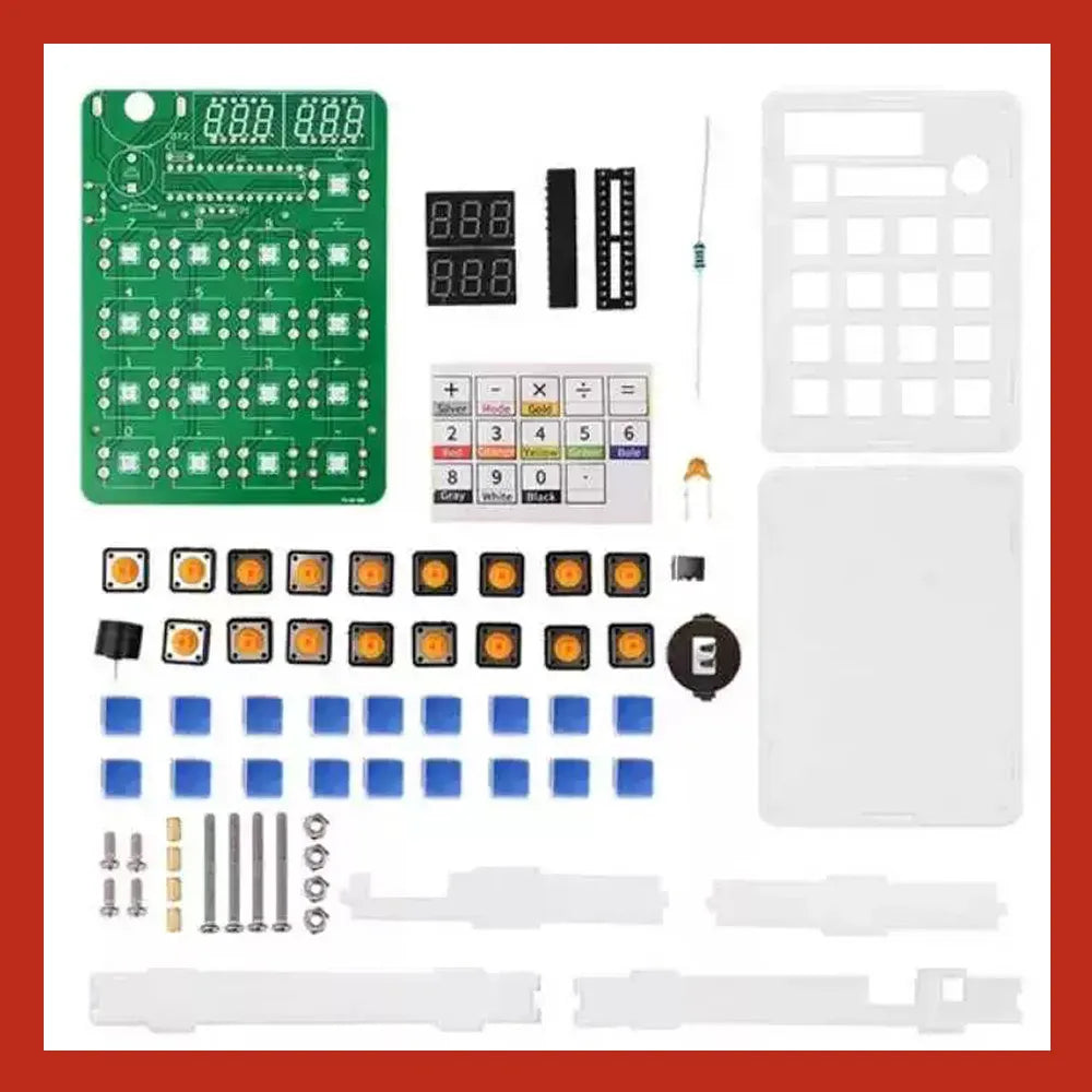Electronic DIY Calculator Production Kit LED Digital Tube Display With Shell Single-Chip Microcomputer Soldering Practice Whatever the Treasure