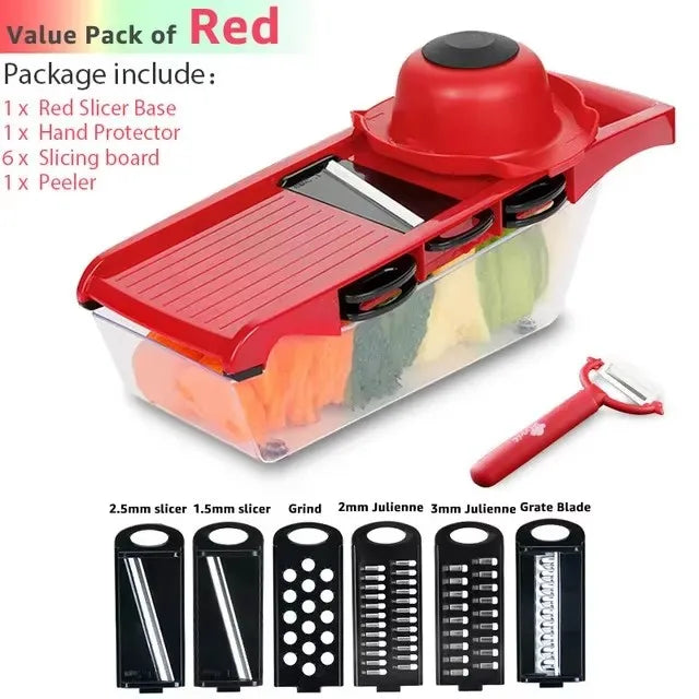 Vegetable Chopper Multifunctional Grater Cutter Kitchen Accessories Manual Fruit Slicer Potatos Shredders Cheese Onions Slicers Whatever the Treasure