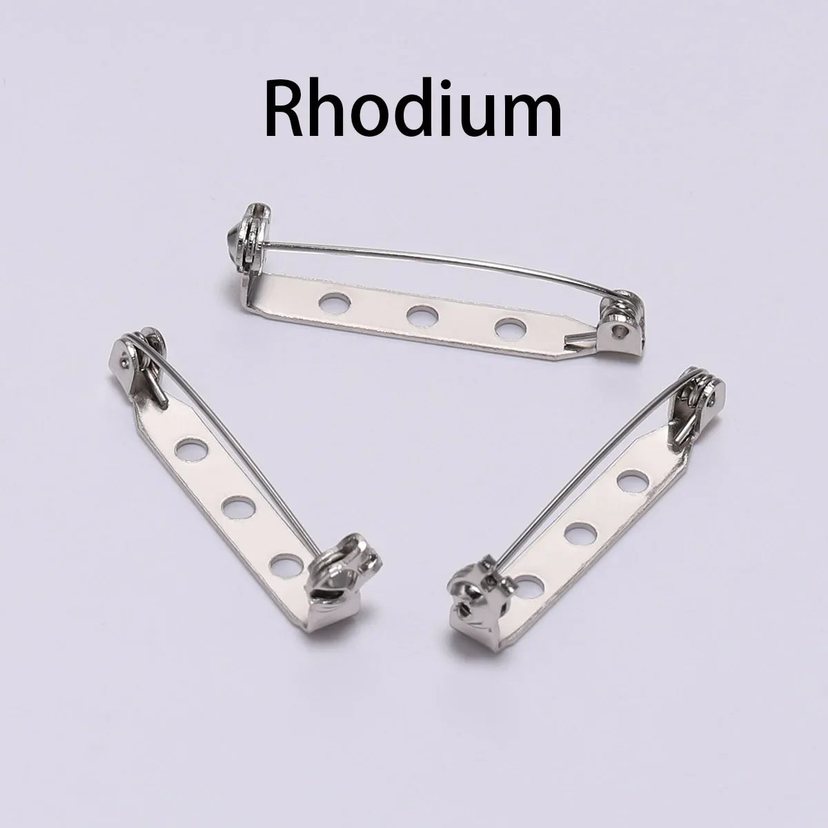 20-50pcs 20 25 32 38mm Brooch Clip Base Pin Blank Safe Lock Brooch Pin Base Badge Holder For DIY Jewelry Making Finding Supplies Vera Lux